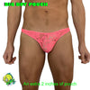 Big Boy Pouch - Hot Pink Lace