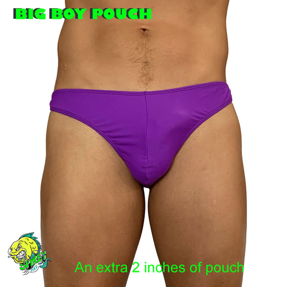 Big Boy Pouch - Purple Spandex