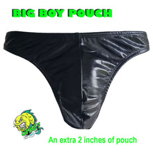  Big Boy Pouch - Black Wet Look