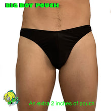  Big Boy Pouch - Black Spandex