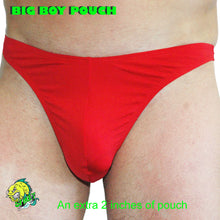  Big Boy Pouch - Red Spandex