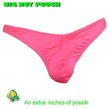  Big Boy Pouch - Fluro Pink Spandex