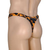 Orange Check Spandex