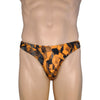 Orange Check Spandex