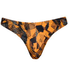  Orange Check Spandex